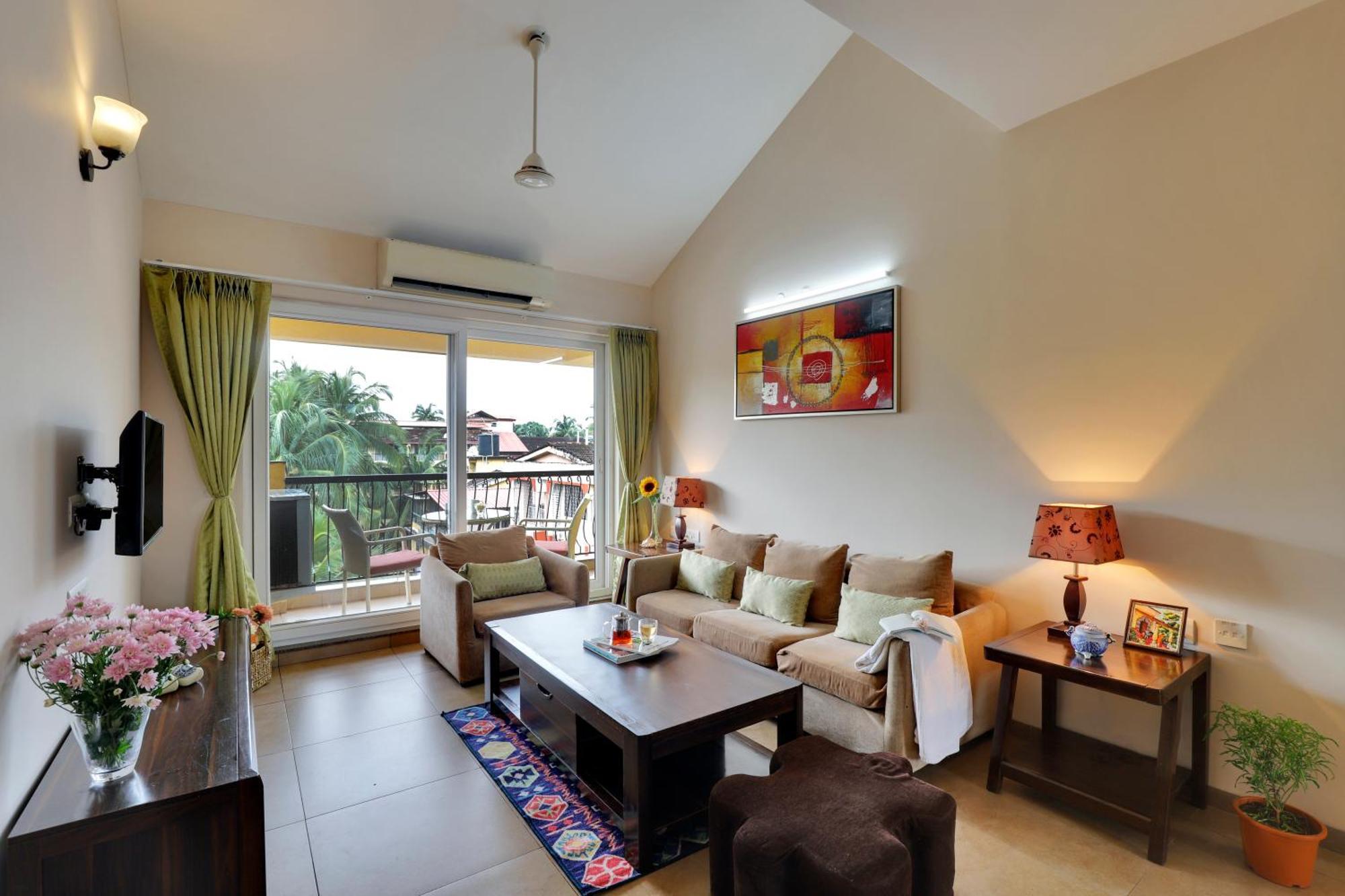 Veera Strand Park Serviced Apartments Near Calangute Extérieur photo