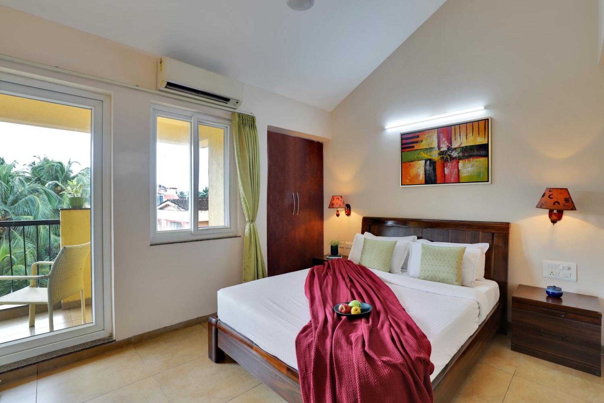 Veera Strand Park Serviced Apartments Near Calangute Extérieur photo